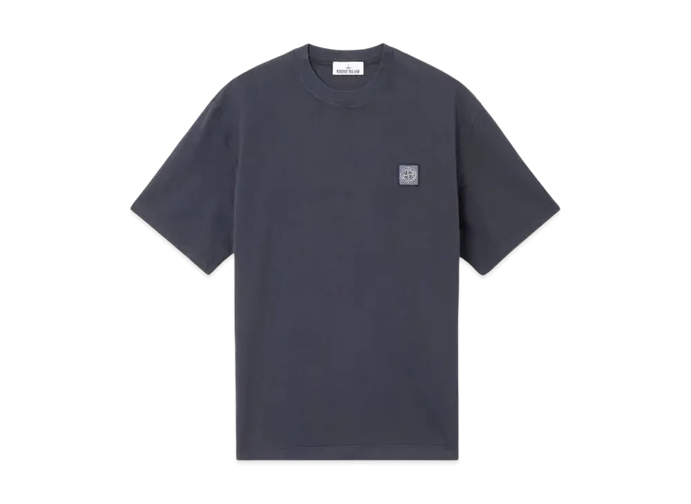 Stone Island 2100034 Combed Organic Cotton Jersey "Navy Blue"