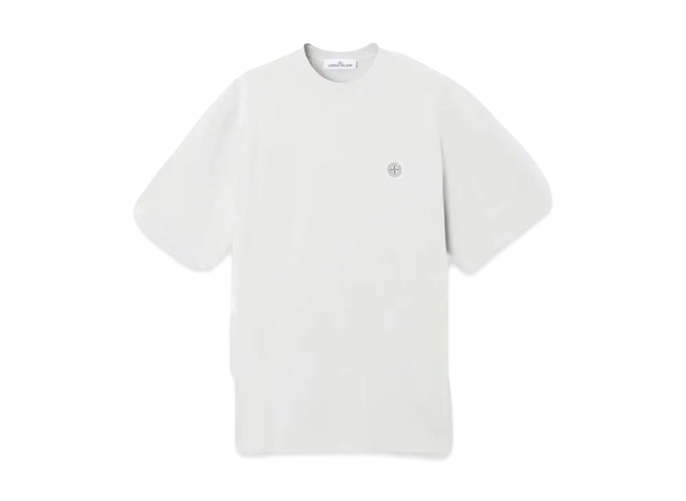 Stone Island 2100034 Combed Organic Cotton Jersey "Pearl Grey"