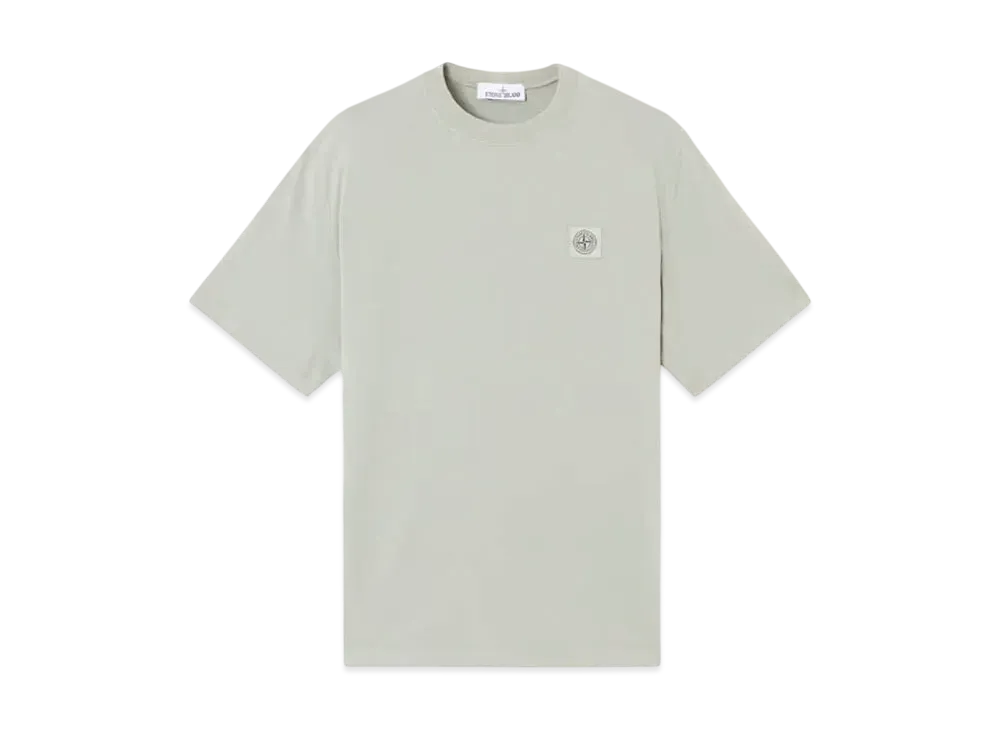 Stone Island 2100034 Combed Organic Cotton Jersey "Sage Green"
