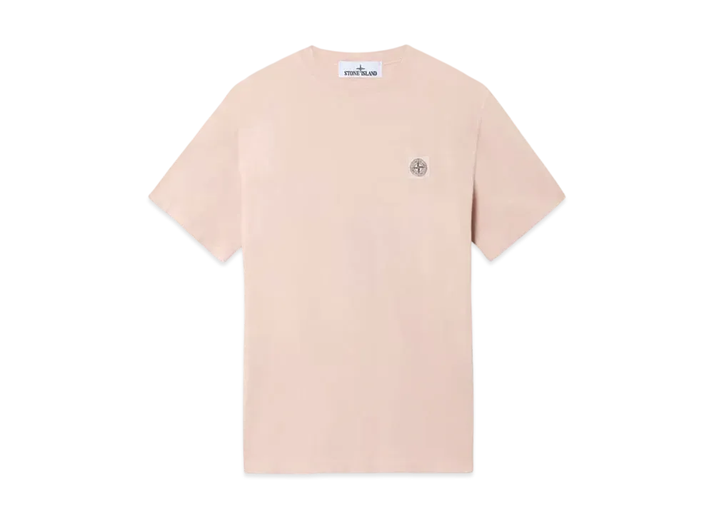 Stone Island 2100034 Combed Organic Cotton Jersey "Antique Rose"