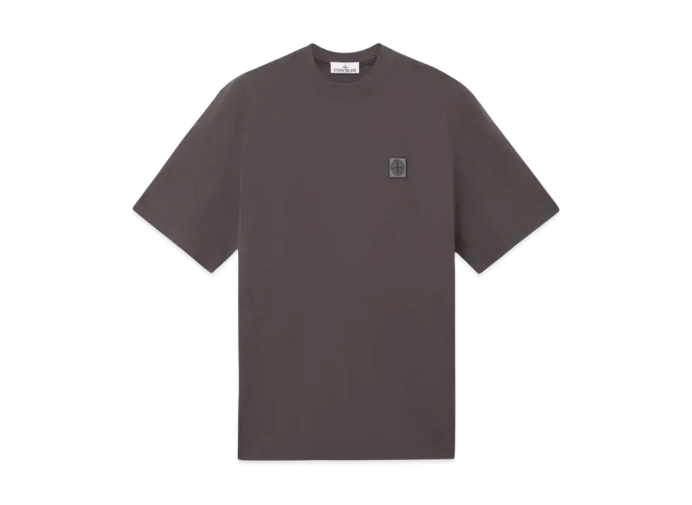 Stone Island 2100034 Combed Organic Cotton Jersey "Charcoal Gray"
