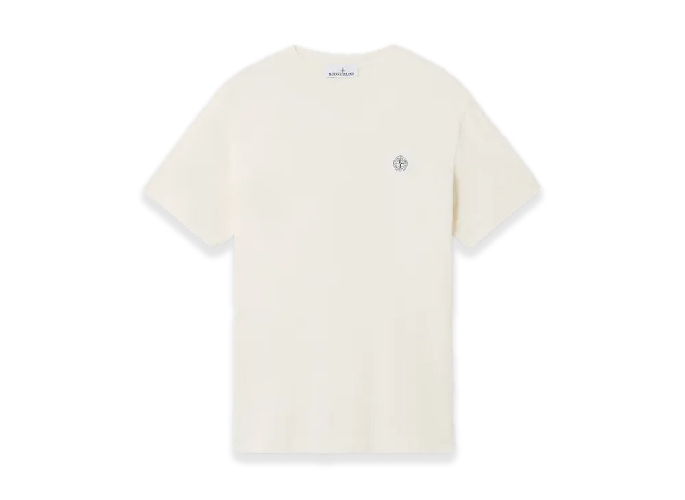 Stone Island 2100034 Combed Organic Cotton Jersey "Ivory"