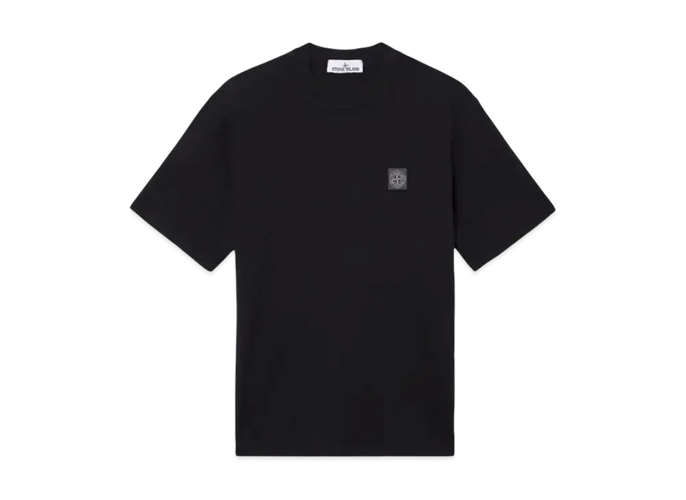 Stone Island 2100034 Combed Organic Cotton Jersey "Black"