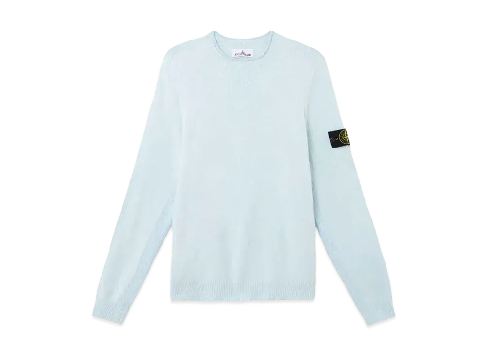 Stone Island 5100005 Gauzed Effect Soft Organic Cotton And Nylon "Sky Blue"