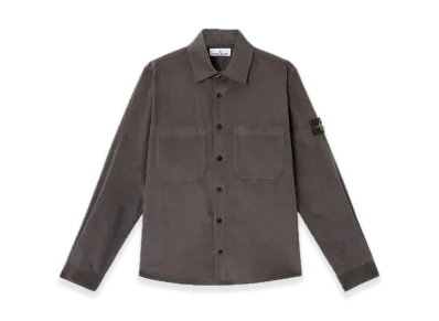 Stone Island 1200113 Cotton Micro-Corduroy "Charcoal Gray"