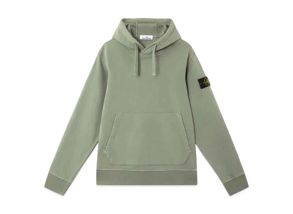 Stone Island 6100045 Organic Cotton Fleece "Sage Green"