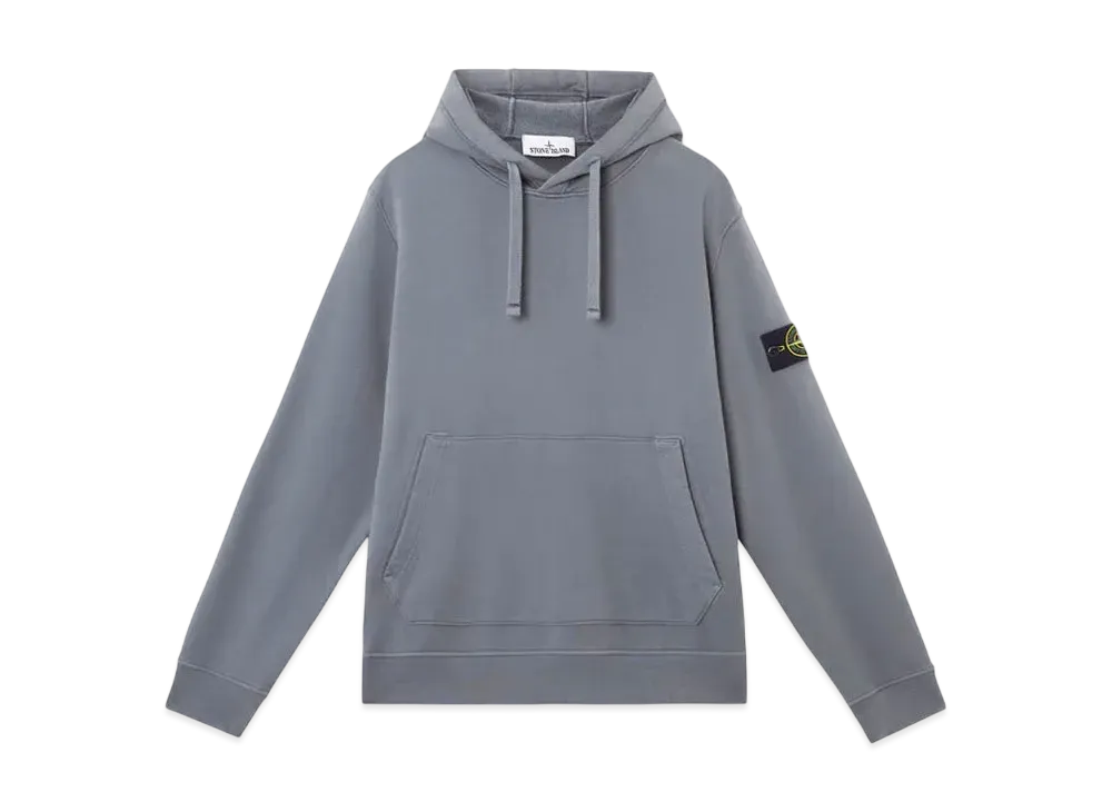 Stone Island 6100045 Organic Cotton Fleece "Avio Blue"