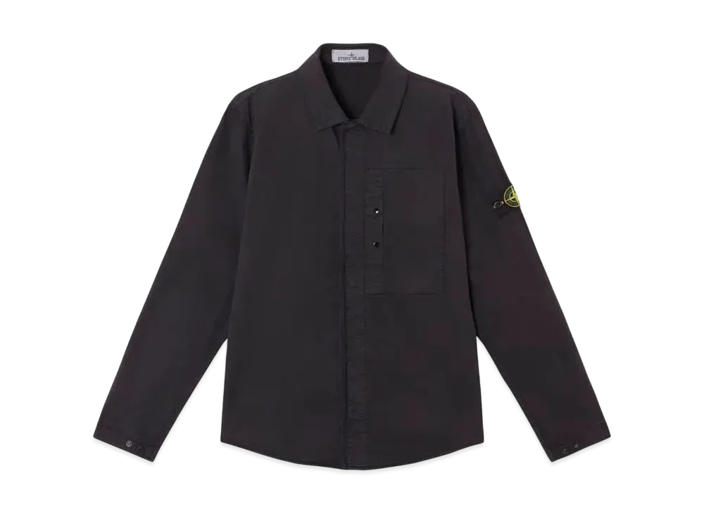 Stone Island 1200033 Supima Cotton Twill Stretch-TC "Black"