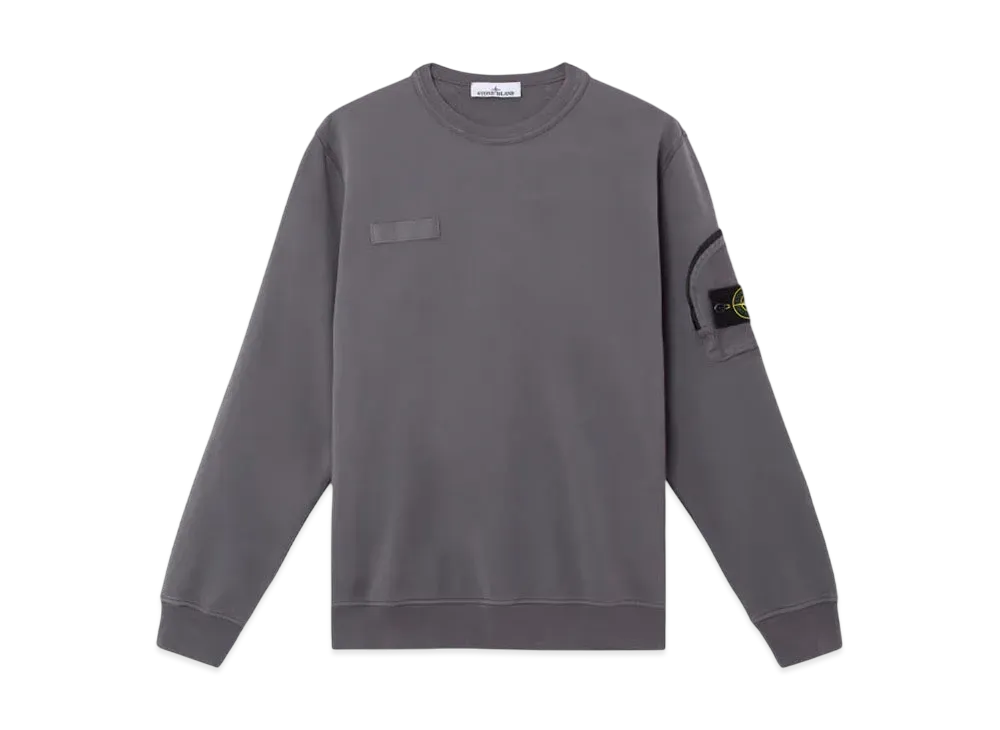 Stone Island 6100003 Cotton Fleece "Charcoal Gray"