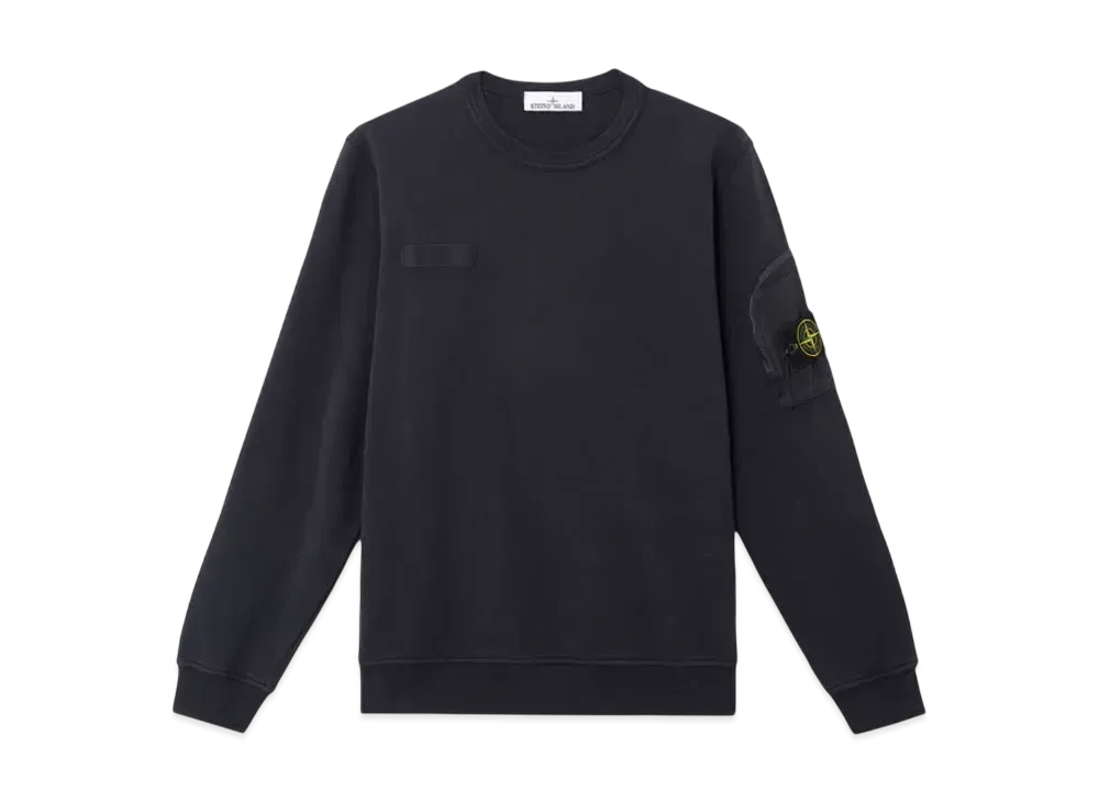 Stone Island 6100003 Cotton Fleece "Black"
