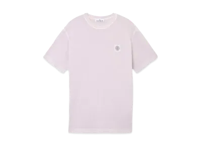 Stone Island 2100237 Organic Cotton Jersey Fissato Effect "Lilac"