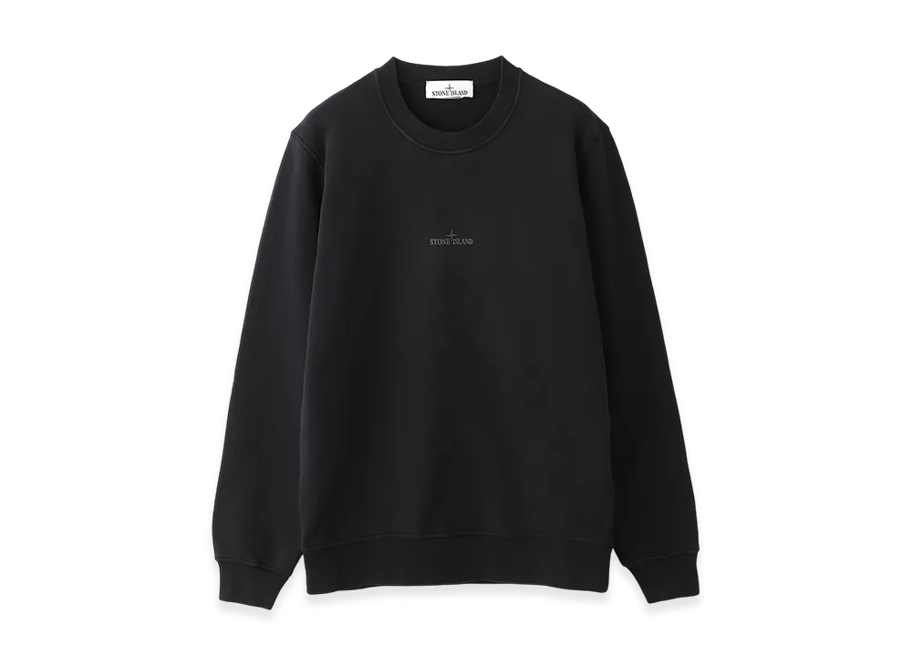 Stone Island Sweatshirt 6100665 Cotton Fleece "Black"