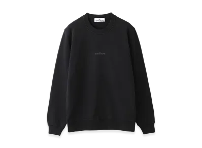 Stone Island Sweatshirt 6100665 Cotton Fleece "Black"