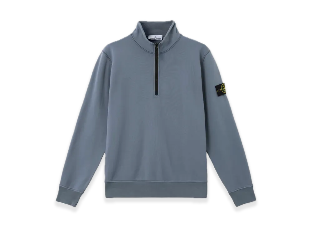 Stone Island 6100619 Organic Cotton Fleece "Avio Blue"