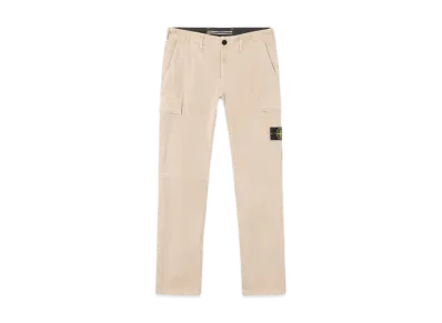 Stone Island 3100306 Stretch Organic Broken Twill Cotton Old Effect "Desert Brown"