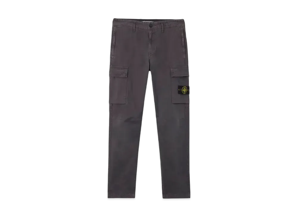 Stone Island 3100304 Stretch Organic Broken Twill Cotton Old Effect "Charcoal Gray"