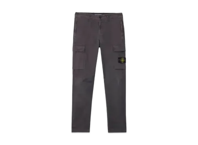 Stone Island 3100304 Stretch Organic Broken Twill Cotton Old Effect "Charcoal Gray"