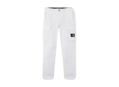 Stone Island 3100304 Stretch Organic Broken Twill Cotton Old Effect "Pearl Gray"