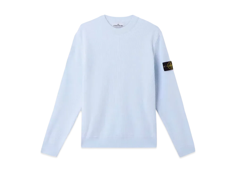 Stone Island 5100054 Ribbed Soft Organic Cotton "Sky Blue"