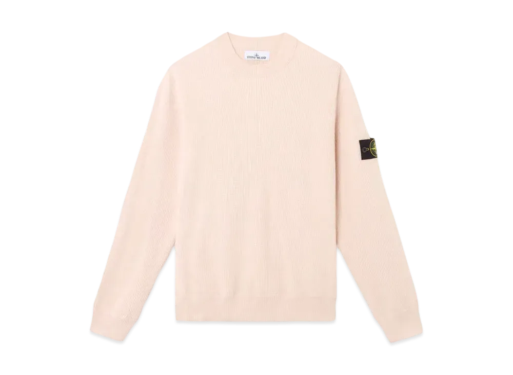 Stone Island 5100054 Ribbed Soft Organic Cotton "Antique Rose"