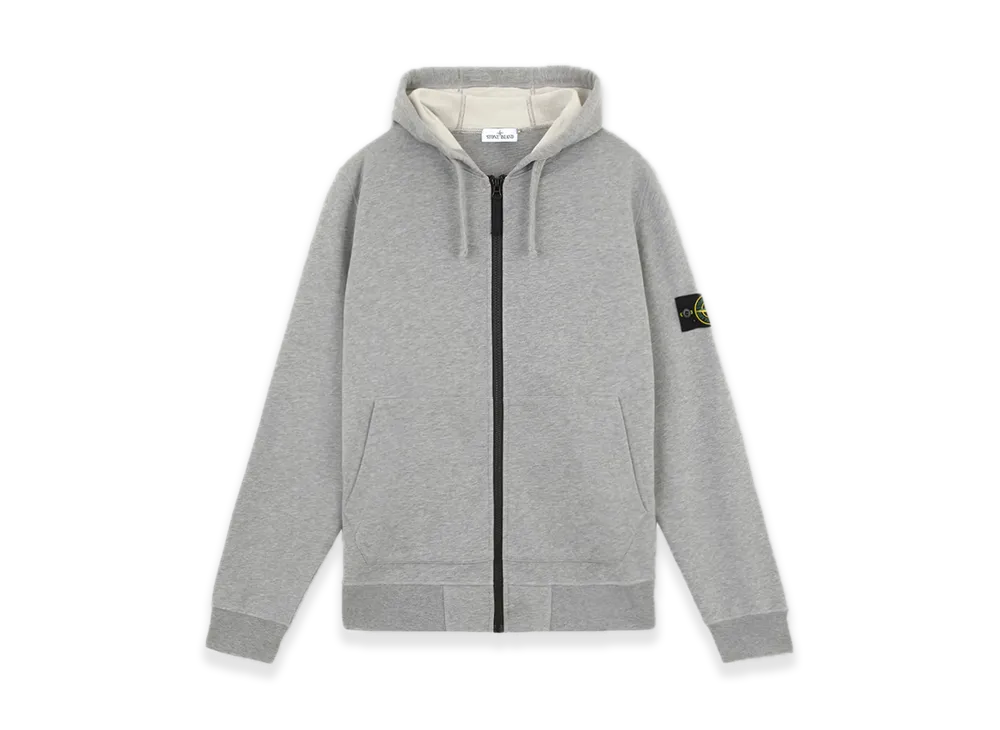 Stone Island 6100042 Organic Cotton Fleece "Dust Grey Melange"