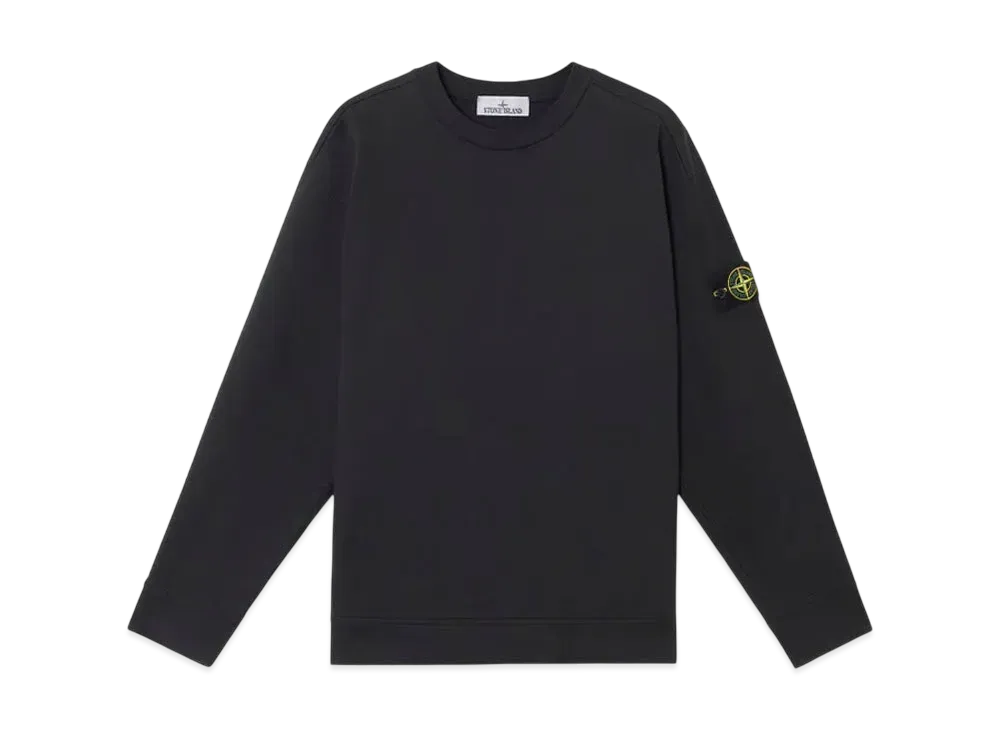 Stone Island 6100043 Heavy Cotton Jersey "Black"