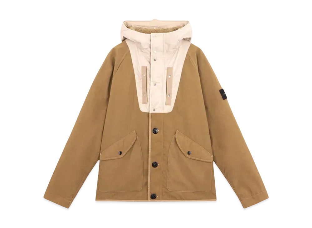 Stone Island 44021 Nylon Panama With New Silk Light "Biscuit"