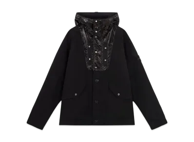 Stone Island 44021 Nylon Panama With New Silk Light "Black"