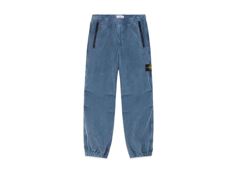 Stone Island 30506 Organic Cotton Corduroy 800 Frost Finish "Mid Blue"