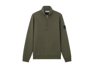 Stone Island 63420 Brushed Organic Cotton Fleece "Musk Green"