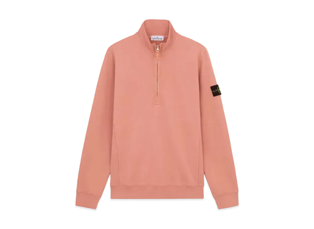 Stone Island 63420 Brushed Organic Cotton Fleece "Orange"