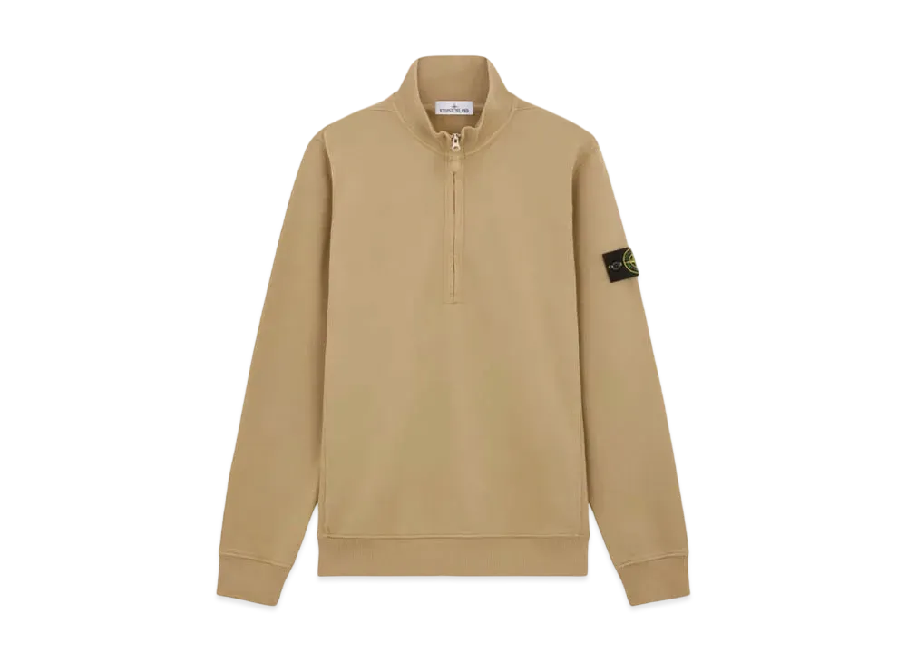 Stone Island 63420 Brushed Organic Cotton Fleece "Biscuit"
