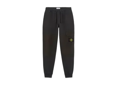 Stone Island 64020 Brushed Organic Cotton Fleece "Lead Gray"