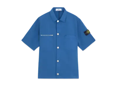 Stone Island 12410 Supima Cotton Twill Stretch-TC "Avio Blue"