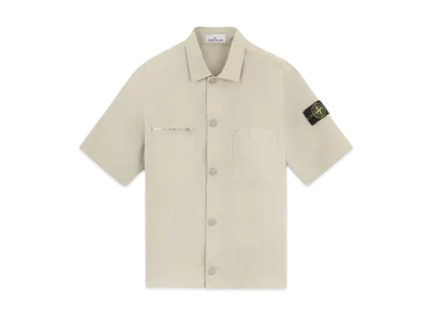 Stone Island 12410 Supima Cotton Twill Stretch-TC "Off White"