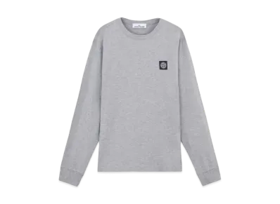 Stone Island 2100227 60/2 Cotton Jersey "Dust Grey Melange"