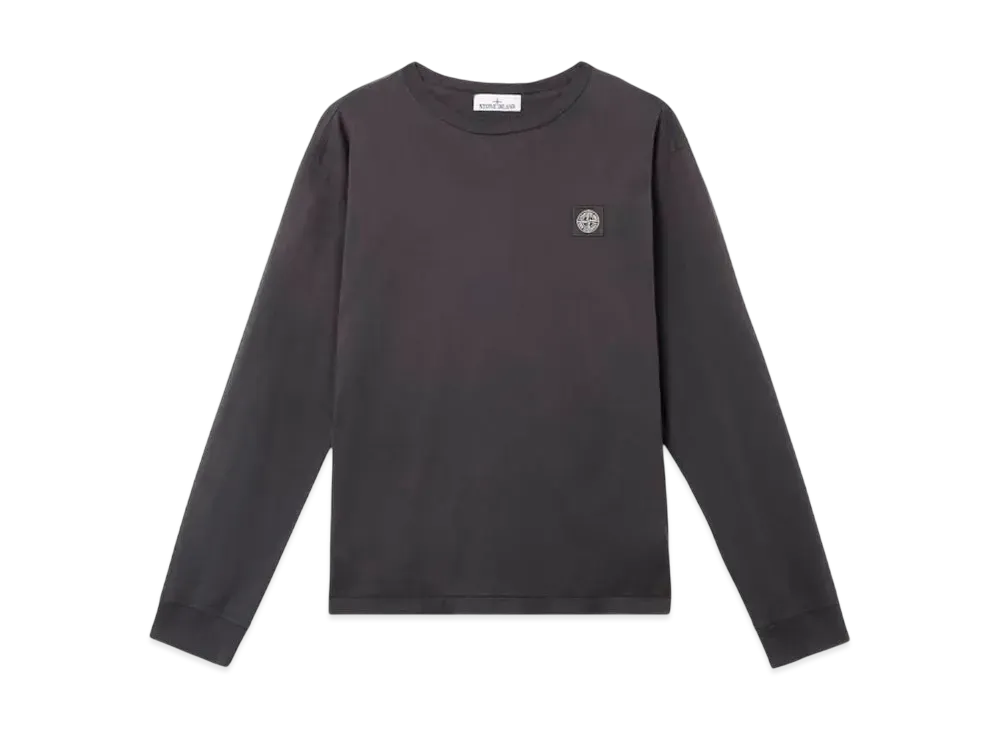 Stone Island 2100227 60/2 Cotton Jersey "Black"