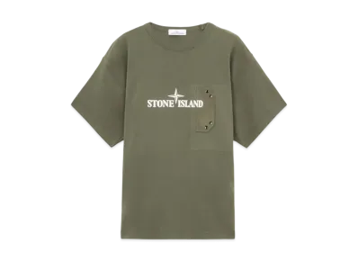 Stone Island 21079 24/2 Cotton Jersey "Musk Green"