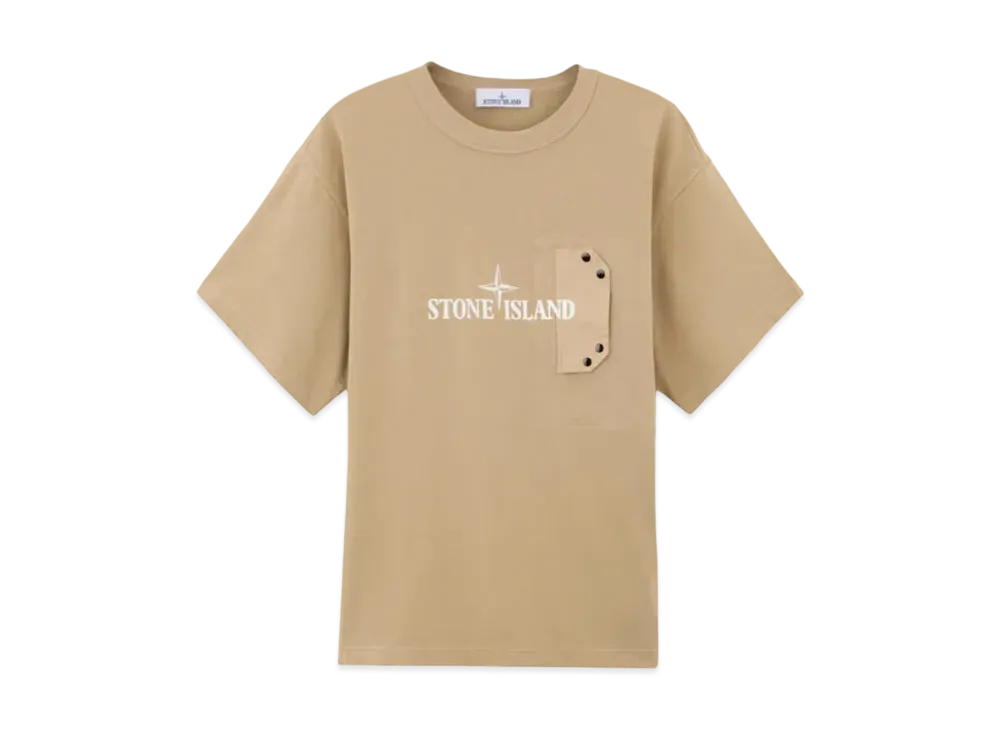 Stone Island 21079 24/2 Cotton Jersey "Biscuit"