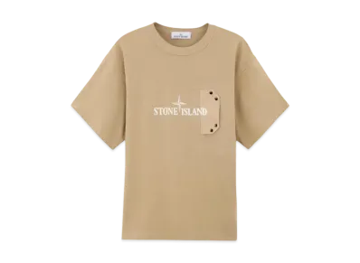 Stone Island 21079 24/2 Cotton Jersey "Biscuit"