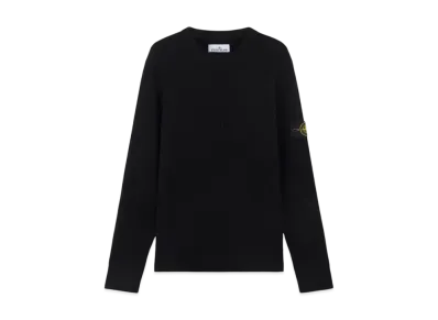 Stone Island 553C2 Full Rib RWS Wool "Black"