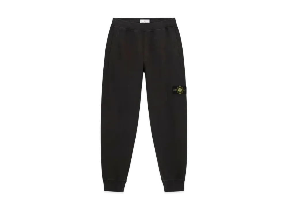 Stone Island 60920 Brushed Organic Cotton Fleece "Lead Gray"