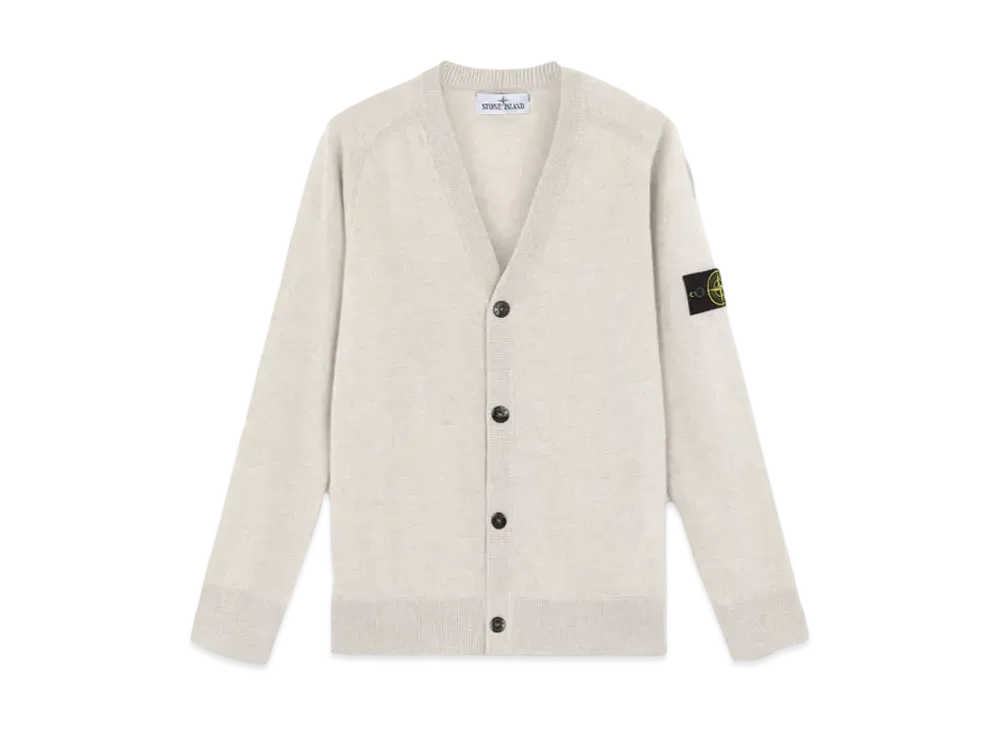 Stone Island 523B4 Light RWS Geelong Wool "Off White Melange"