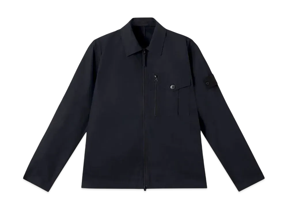 Stone Island Ghost 1200007 Weatherproof Cotton Canvas "Black"