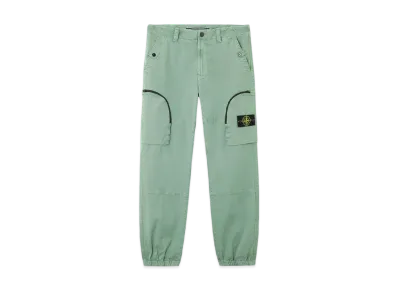 Stone Island 3100004 Stretch Organic Broken Twill Cotton Old Effect "Mint"