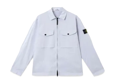 Stone Island 1200128 Organic Stretch Cotton Satin "Lilac"