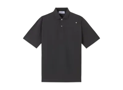 Stone Island Stellina 2200203 50/2 Organic Cotton Pique "Lead Gray"