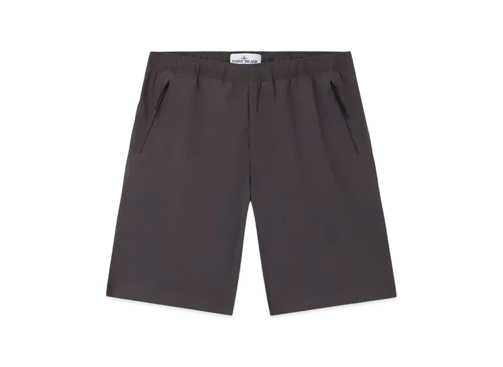 Stone Island Stellina L100002 BI-Stretch Nylon Tela "Lead Gray"