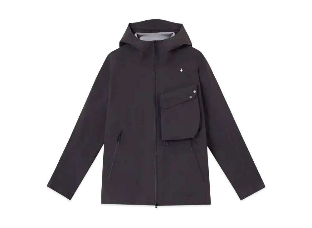 Stone Island Stellina 4100081 3L Gore-Tex Made With Bionic Polyester Face "Lead Gray"