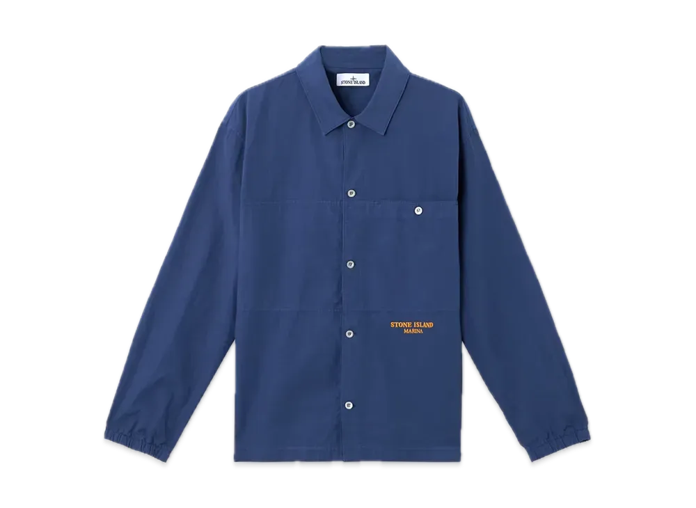 Stone Island Marina 1200025 Organic Cotton Tela "Marine Blue"